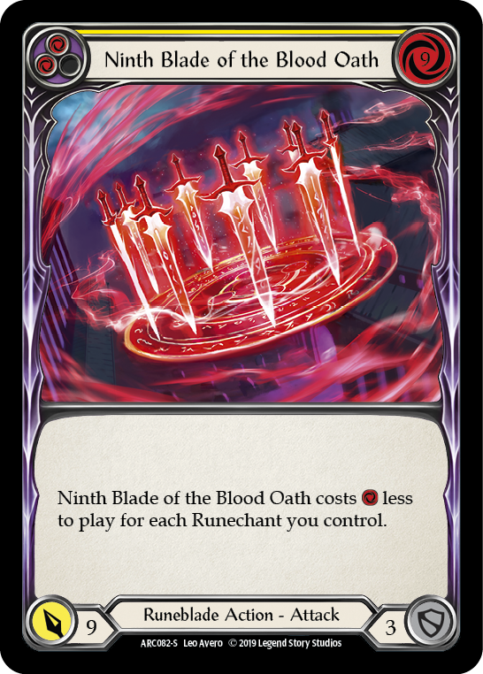 Ninth Blade of the Blood Oath 1st Edition