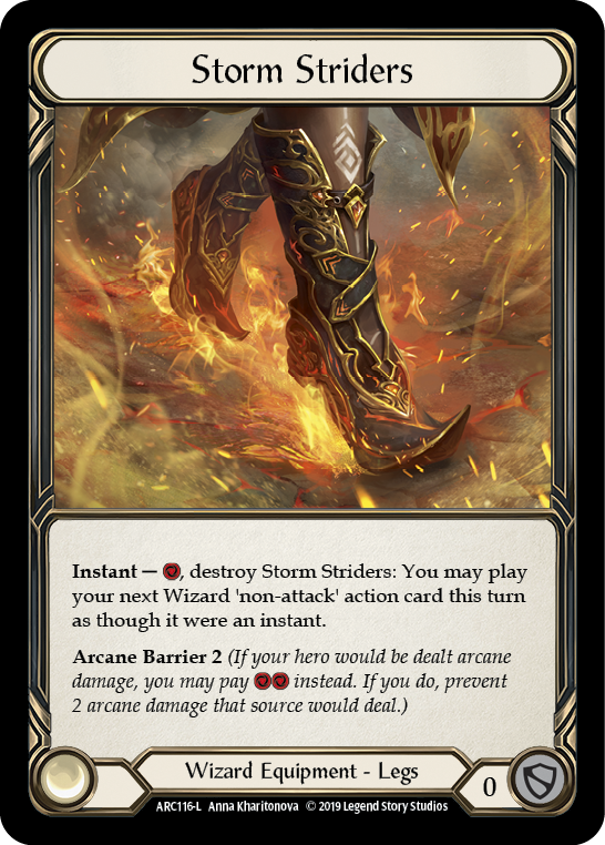 Storm Striders Cold Foil 1st Edition