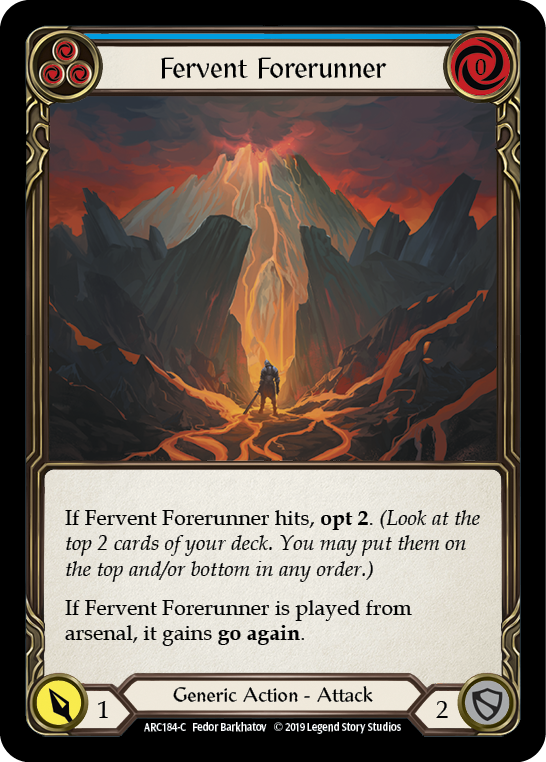 Fervent Forerunner (Blue) 1st Edition