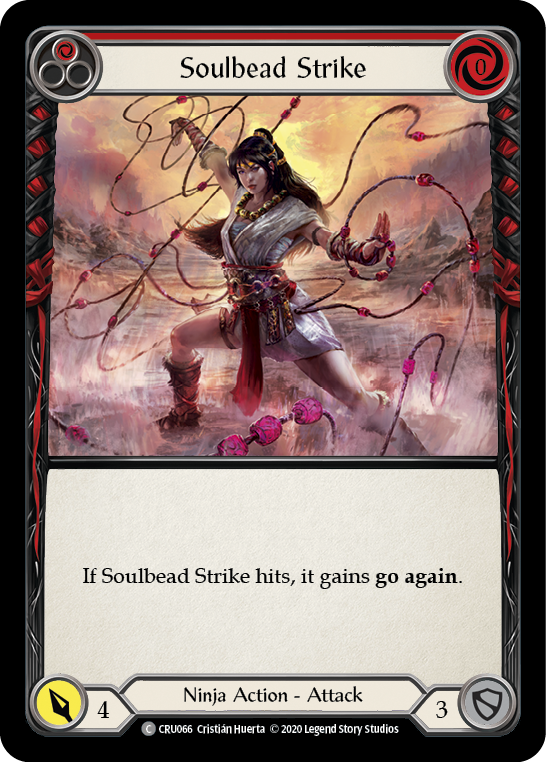 Soulbead Strike (Red) Rainbow Foil