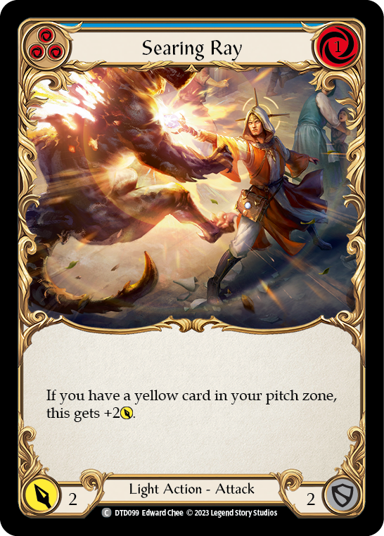 Searing Ray (Blue) Rainbow Foil
