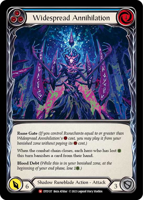 Widespread Annihilation Rainbow Foil