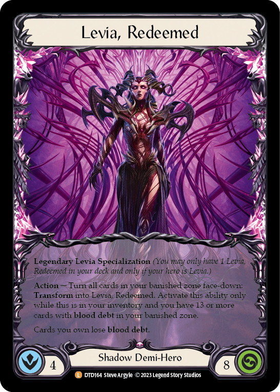 Levia, Redeemed Blasmophet, Levia Consumed