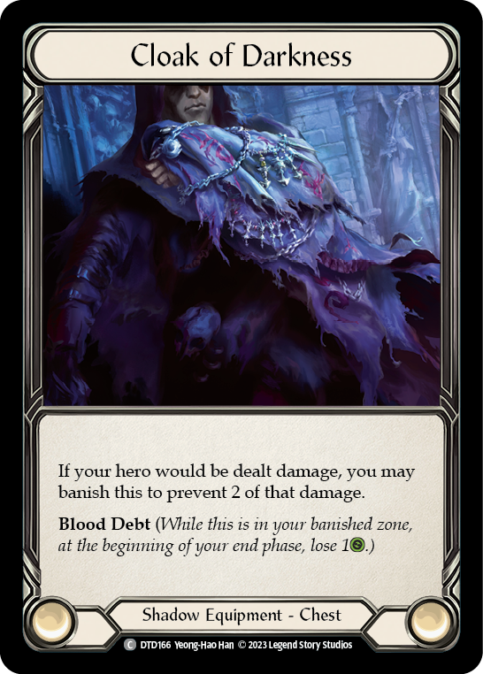 Cloak of Darkness Cold Foil