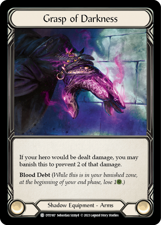 Grasp of Darkness Cold Foil