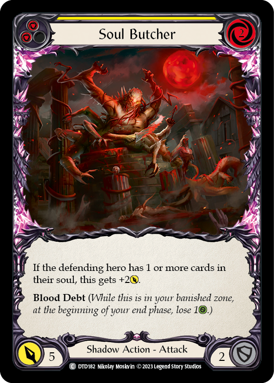 Soul Butcher (Yellow) Rainbow Foil