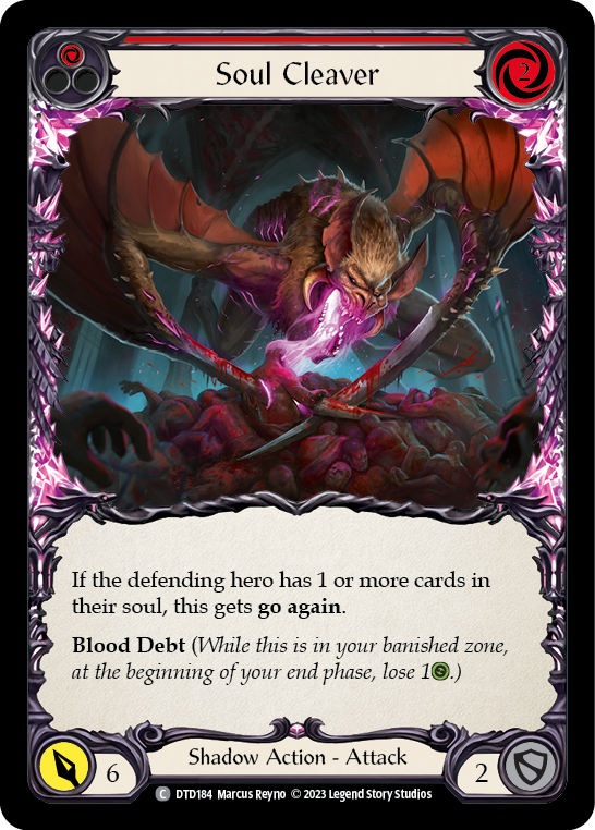 Soul Cleaver (Red) Rainbow Foil