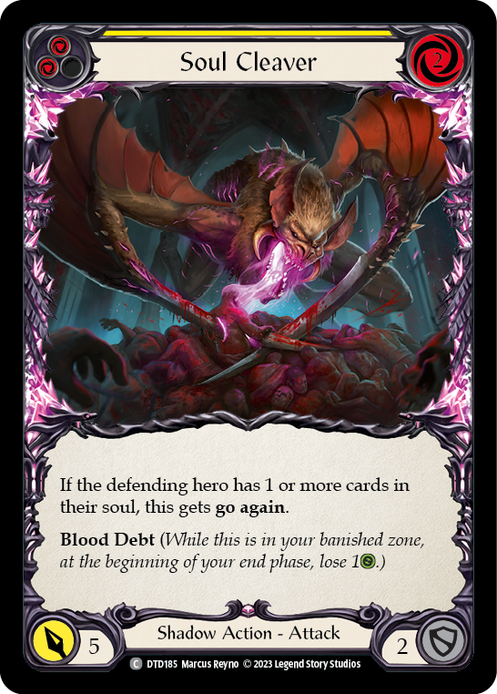 Soul Cleaver (Yellow) Rainbow Foil