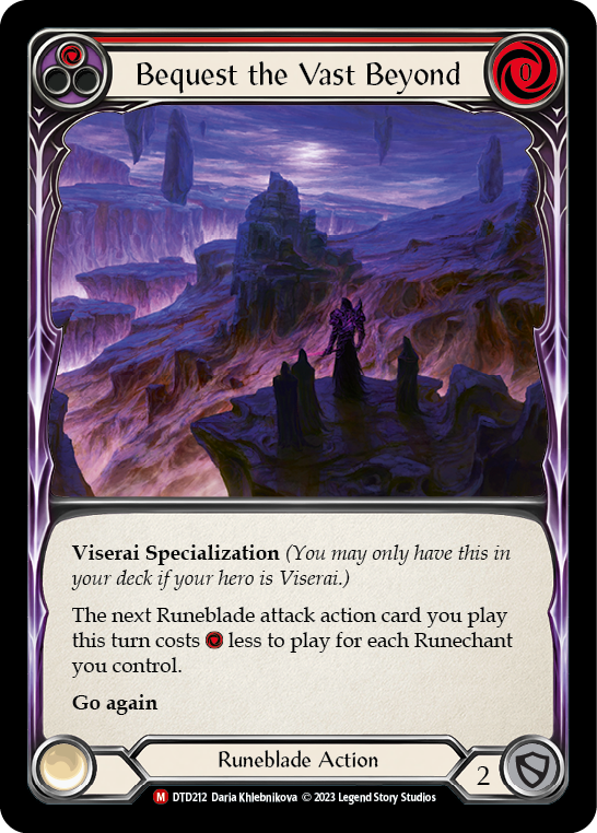 Bequest the Vast Beyond Rainbow Foil