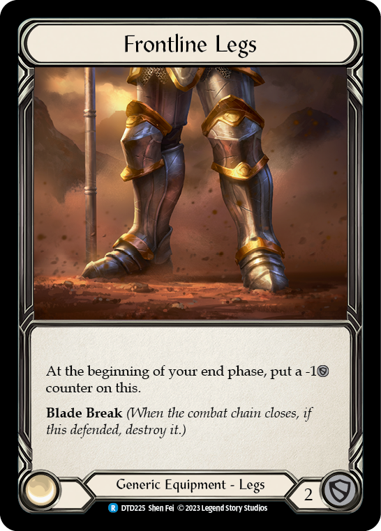 Frontline Legs Cold Foil
