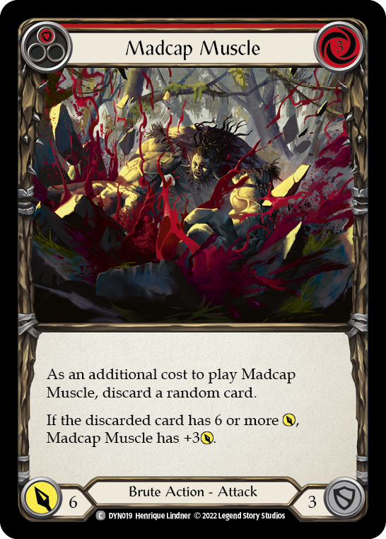Madcap Muscle (Red) Rainbow Foil