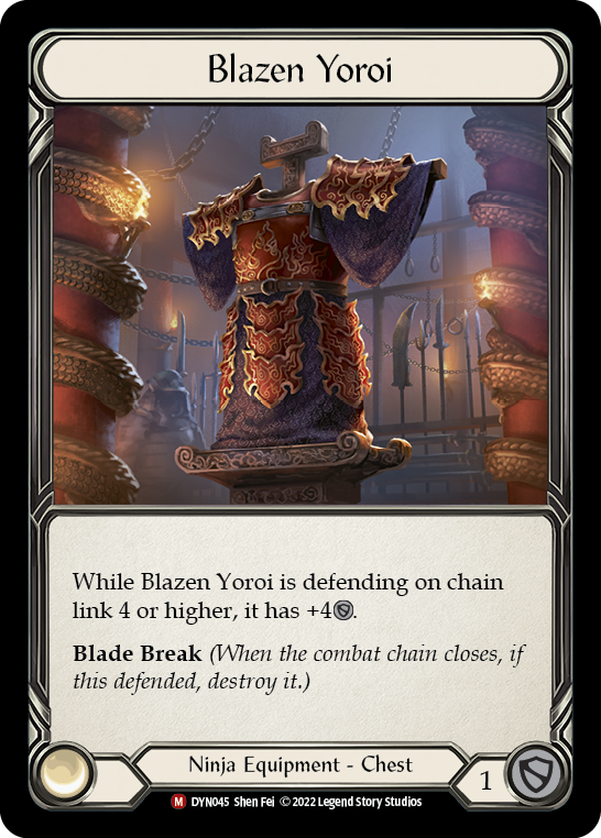Blazen Yoroi Rainbow Foil