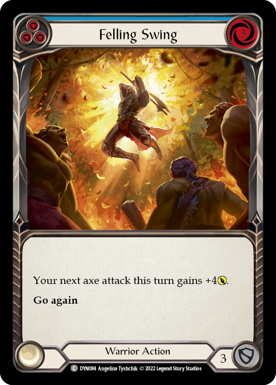 Felling Swing (Blue) Rainbow Foil