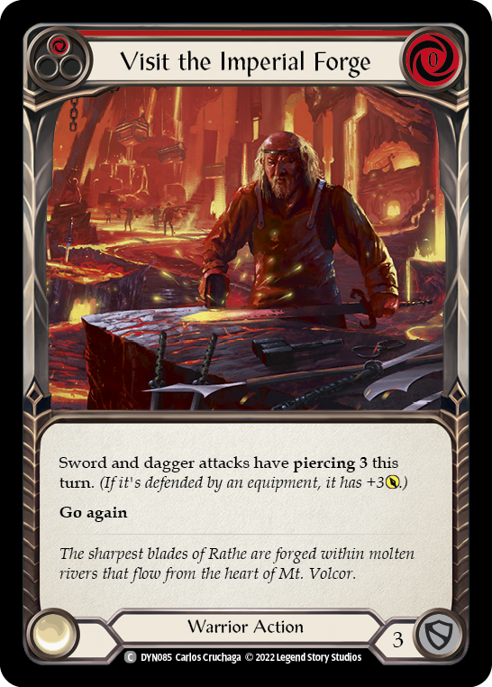 3x Visit the Imperial Forge (Red)