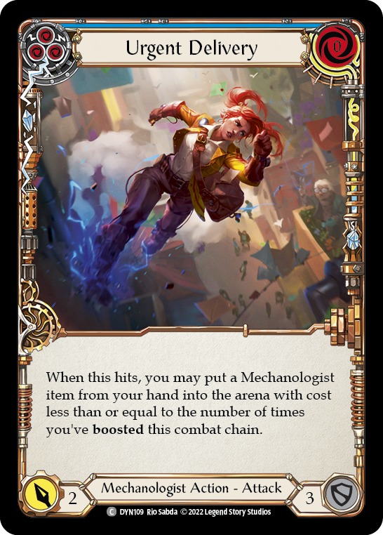 Urgent Delivery (Blue) Rainbow Foil