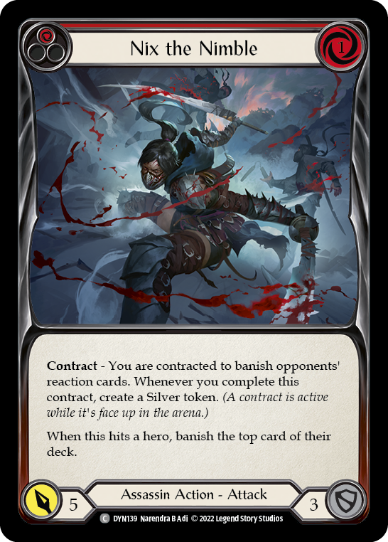 3x Nix the Nimble (Red)