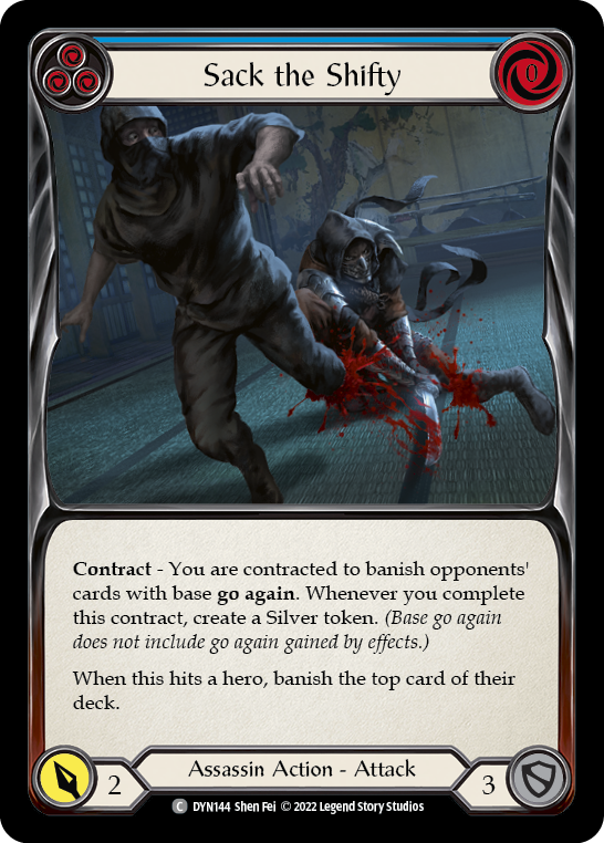 3x Sack the Shifty (Blue)