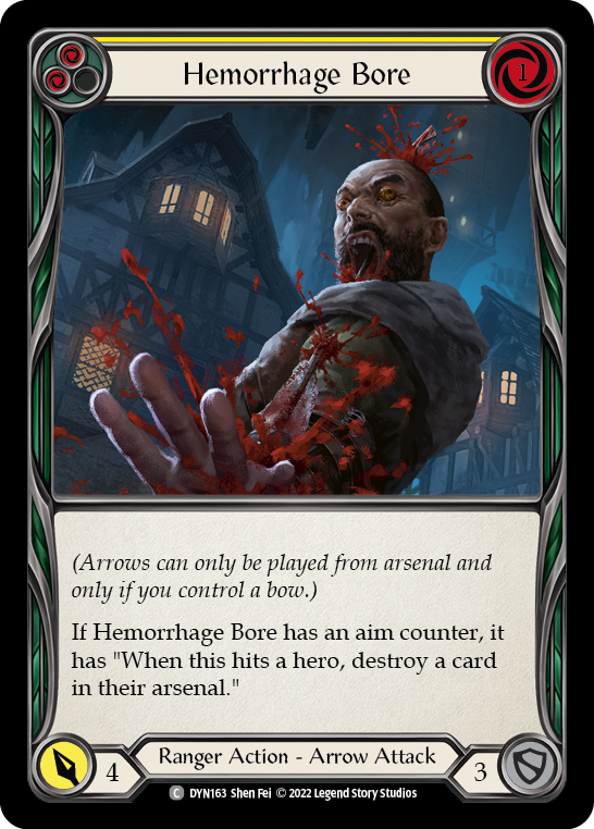 Hemorrhage Bore (Yellow) Rainbow Foil