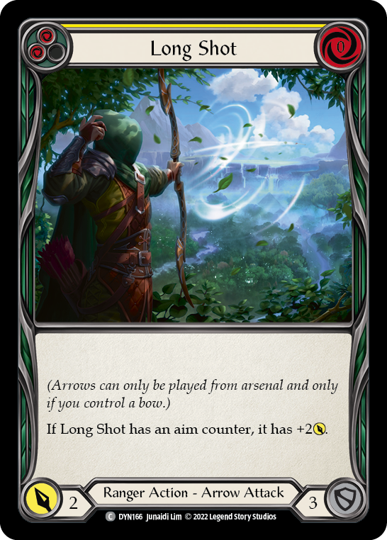 Long Shot (Yellow) Rainbow Foil
