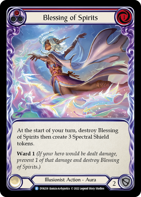 3x Blessing of Spirits (Red)