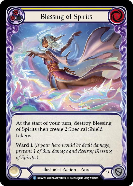 3x Blessing of Spirits (Yellow)