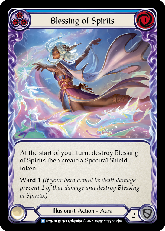 3x Blessing of Spirits (Blue)