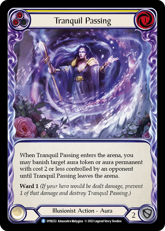 3x Tranquil Passing (Yellow)