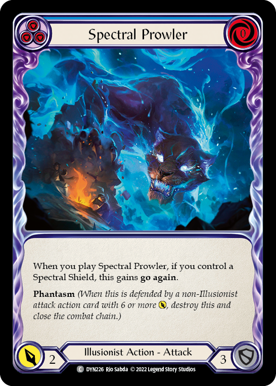 Spectral Prowler (Blue) Rainbow Foil
