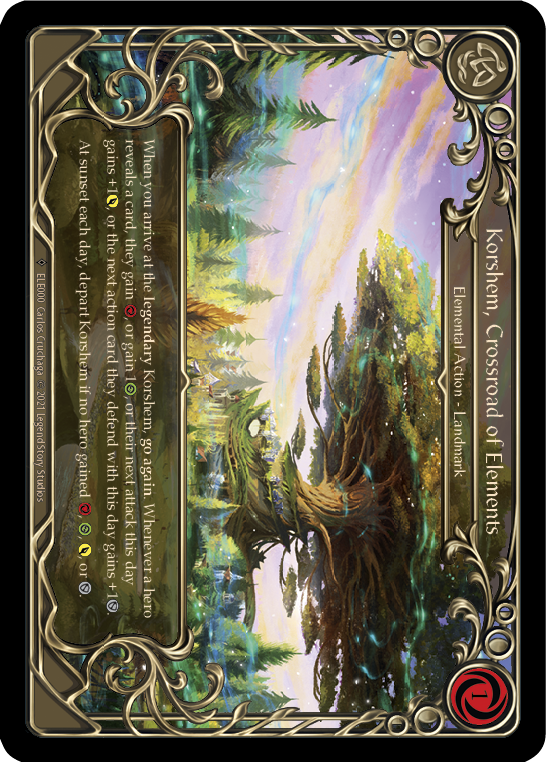 Korshem, Crossroad of Elements Rainbow Foil (Unlimited)