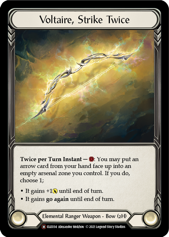 Voltaire, Strike Twice Rainbow Foil (Unlimited)