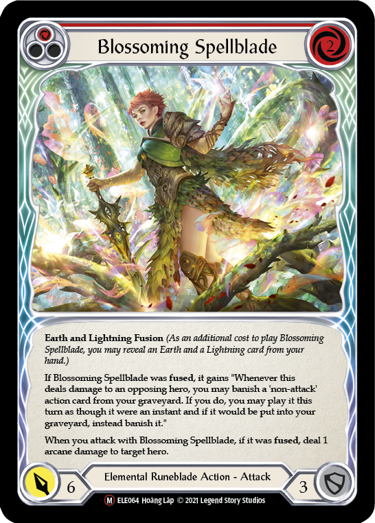 Blossoming Spellblade Rainbow Foil (Unlimited)