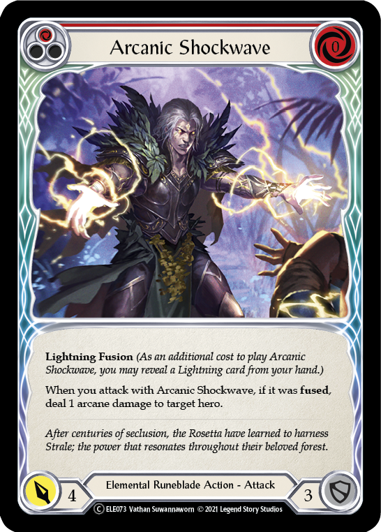 Arcanic Shockwave (Red) Rainbow Foil (Unlimited)