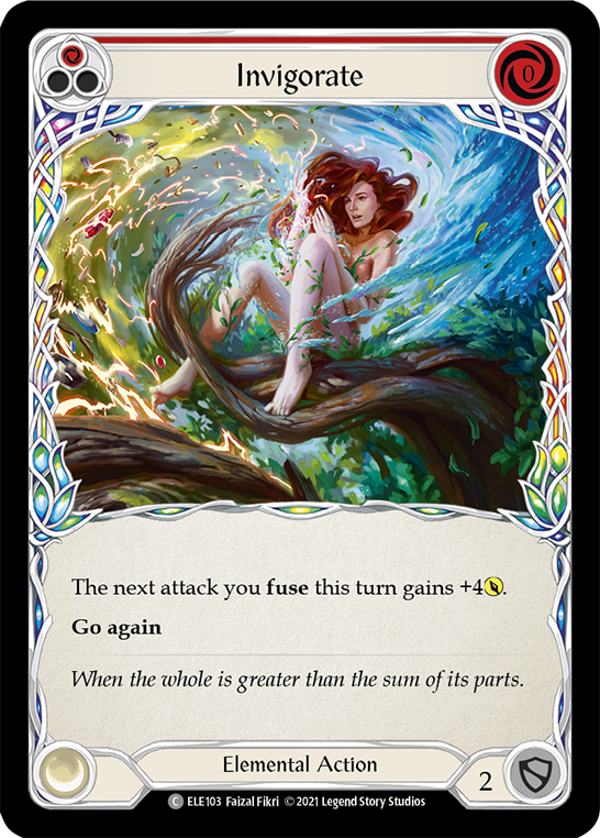 Invigorate (Red) Rainbow Foil