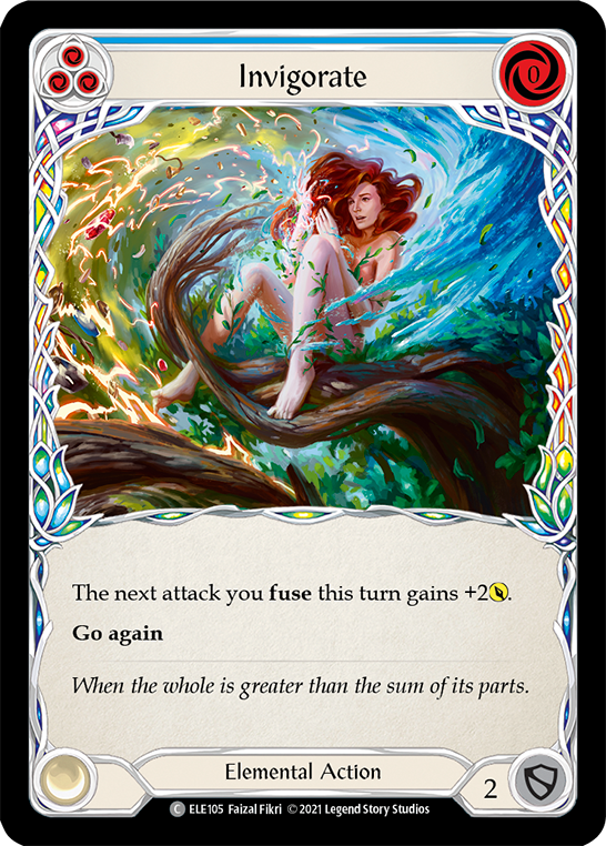 Invigorate (Blue) Rainbow Foil