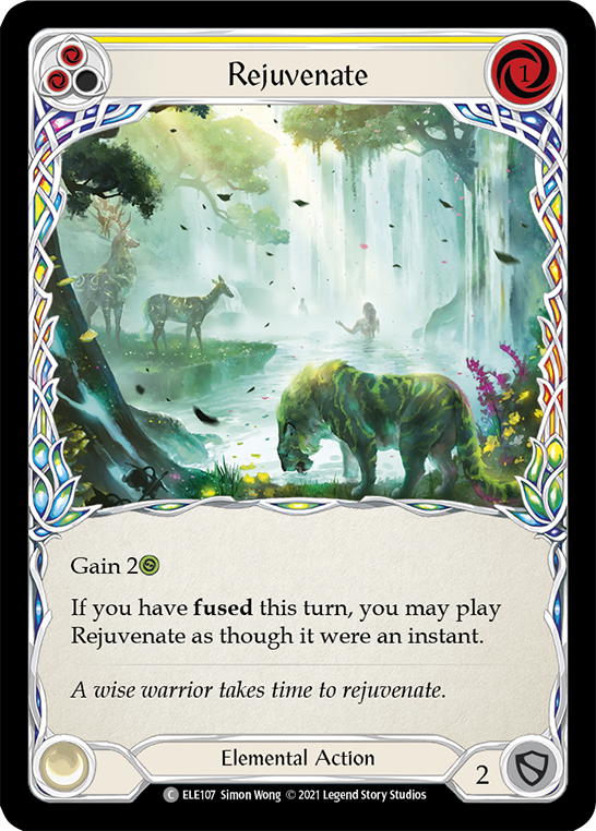 Rejuvenate (Yellow) Rainbow Foil