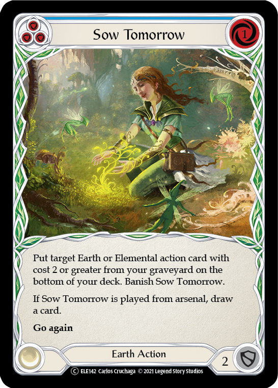 Sow Tomorrow (Blue) Rainbow Foil (Unlimited)