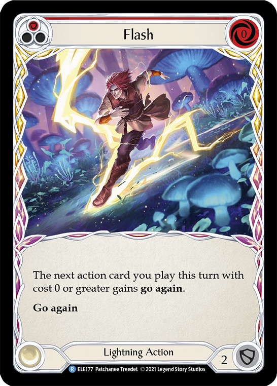 Flash (Red) Rainbow Foil