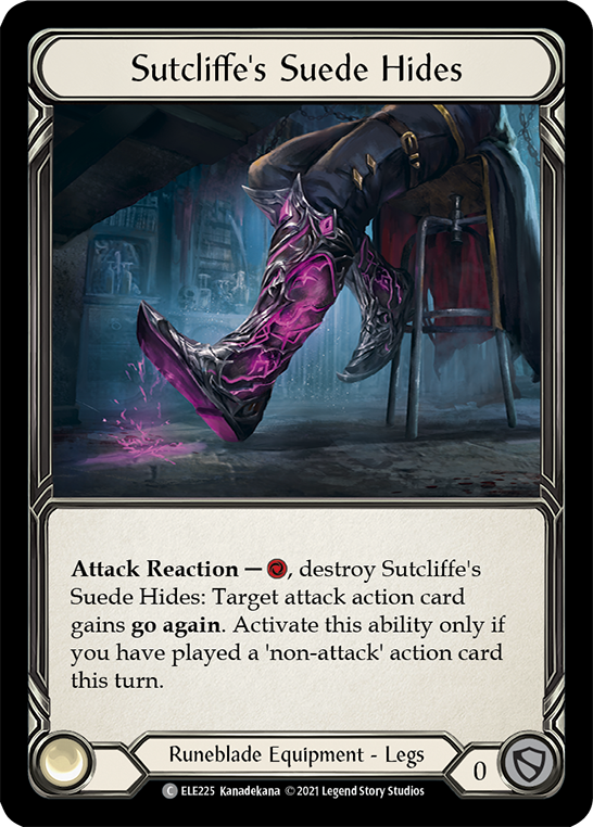 Sutcliffe's Suede Hides Cold Foil