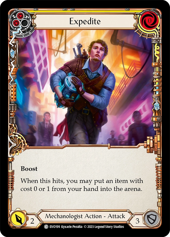 Expedite (Yellow) RainbowFoil