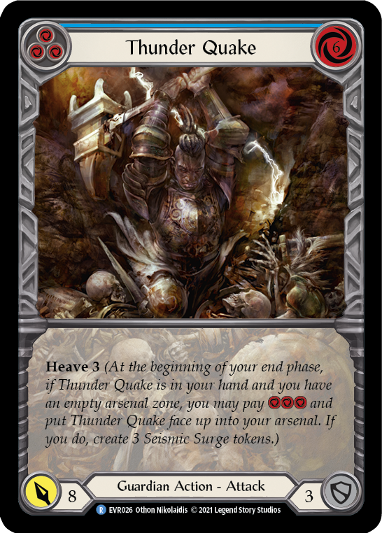 Thunder Quake (Blue) Extended Art RF
