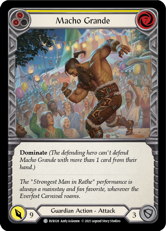 3x Macho Grande (Yellow)
