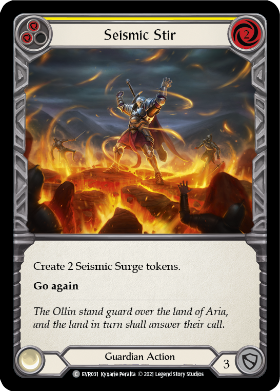 Seismic Stir (Yellow) Rainbow Foil