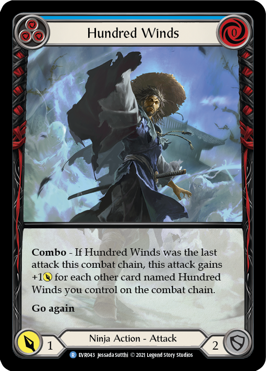 Hundred Winds (Blue) Extended Art RF