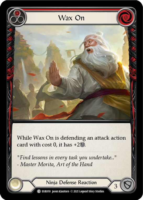 Wax On (Red) Rainbow Foil