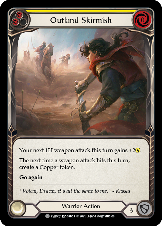 Outland Skirmish (Yellow) Rainbow Foil