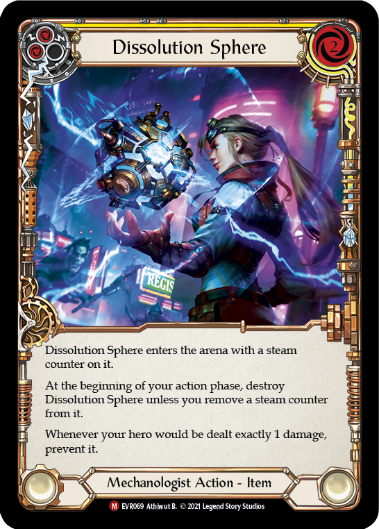 Dissolution Sphere Rainbow Foil