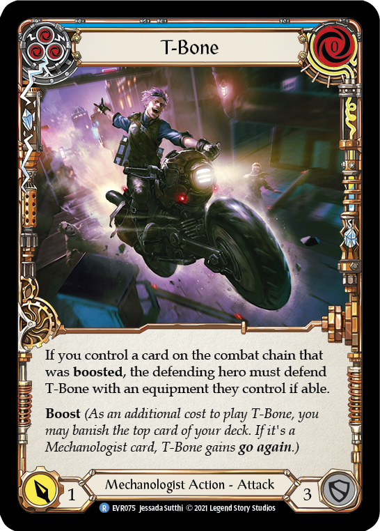 T-Bone (Blue) Rainbow Foil