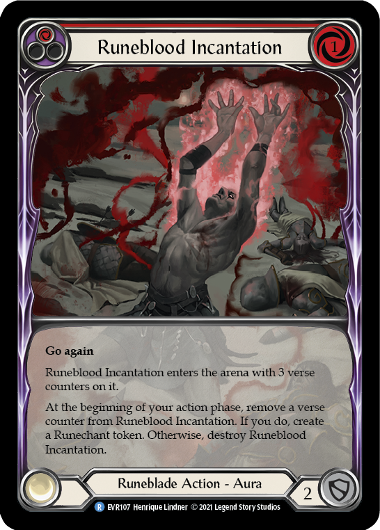 Runeblood Incantation (Red) Extended Art RF