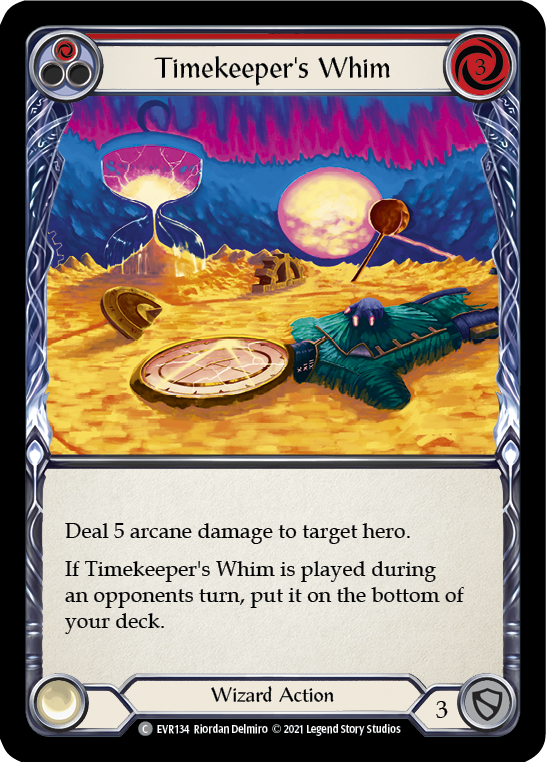 Timekeeper's Whim (Red) Rainbow Foil