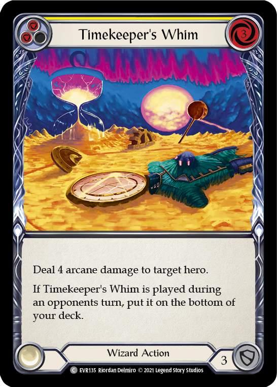 Timekeeper's Whim (Yellow) Rainbow Foil